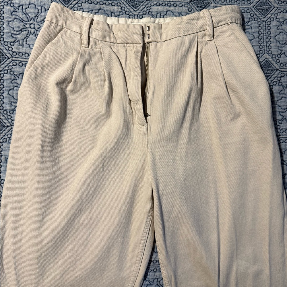 Abercrombie & Fitch Cream Trousers